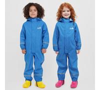 Spotty Otter Kids' Forest Ranger PU Waterproof Splashsuit, Blue 3-4Y