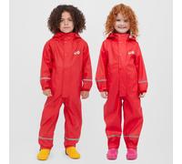 Spotty Otter Kids' Forest Ranger PU Waterproof Splashsuit, Red 2-3Y