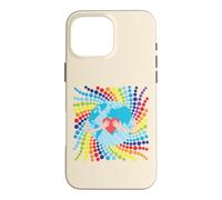 Spotty Planet Earth Hands Holding Heart Global Unity Case for iPhone 16 Pro Max