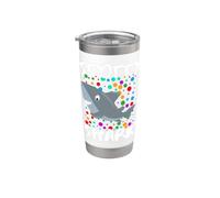 Spotty Shark Stainless Steel Insulated Tumbler