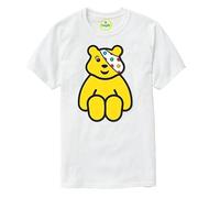 Spotty Sitting Bear Kids T Shirt Top Tee Children School Need Day 2025 White