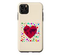 Spotty World Map Heart Global Unity Earth Lover Design Case for iPhone 11 Pro Max