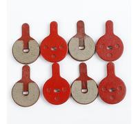 SPOUPKFKCK 1/2/4/6/8/10 Pairs Electric Scooter MTB Bicycle Disc Brake Pads Fit For Kugoo G2 Pro BB8 Bike Organic Resin Pad(4 Pair)