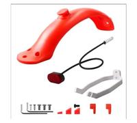 SPOUPKFKCK 1 Set Electric Scooter Kit Fit For Xiaomi M365/M365 Pro Rear Mudguard Back Hook Support Brake Light With Screws Accessories(B-3)