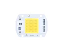 SPOUPKFKCK 10Pcs A Lot Leds Cob Chip 220V 50W 30W 20W 10W Smart IC For LED Bulb COB FloodLight DIY Coldwhite(Cold White 220V,50W)