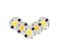 SPOUPKFKCK 10pcs/lot 3W 5W 7W 9W LED COB Chip Lamp 220V Smart IC No Need Driver Bulb Fit For Flood Light Spotlight Cold/Warm White Lighting(Warm White,7W)