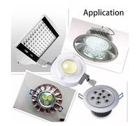 SPOUPKFKCK 10PCS/LOT Led 1W 100-120LM LED Bulb IC SMD Lamp Light Daylight White/warm White Power Bead(10PCS-red light)