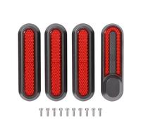 SPOUPKFKCK 2/4x Wheel Cover Hub Cap Protective Shells Reflective Stickers Fit For Xiaomi For Mi Electric Scooter Pro 2 M365 Accessories(F)