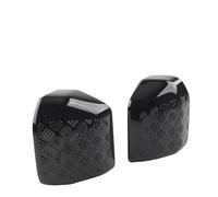 SPOUPKFKCK 2 Pcs Car Exterior Rear View Mirror Cover Trim Accessories Fit For Land Rover Defender 90 110 2020 2021 2022 2023 Matte/Glossy Black(Bright Black)