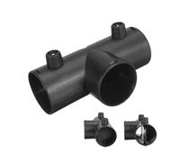 SPOUPKFKCK 60mm/75mm Y T Piece Air Vent Ducting Joiner Exhaust Connector Dual Regulating Valve Flap Fit For Webasto Diesel Parking Heater(T-60mm)