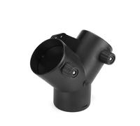 SPOUPKFKCK 60mm/75mm Y T Piece Air Vent Ducting Joiner Exhaust Connector Dual Regulating Valve Flap Fit For Webasto Diesel Parking Heater(Y-60mm)