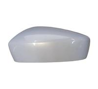 SPOUPKFKCK Accessories For Car Fit For Mazda 2 For Demio 2017-2023 Rearview Mirror Cover Shell Lid Case(L Pearl White 25D)