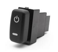 SPOUPKFKCK Car Red LED Fog Light Rearview Mirror Heated Switch Push Button Fit For Mitsubishi Outlander Pajero Lancer L200 Triton 2006-2013(Power)