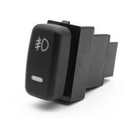 SPOUPKFKCK Car Red LED Fog Light Rearview Mirror Heated Switch Push Button Fit For Mitsubishi Outlander Pajero Lancer L200 Triton 2006-2013(Front fog)