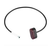 SPOUPKFKCK Electric Scooter Rear Fit For Xiaomi M365 Pro Short Ducktail Back Wing Taillight For Mijia For Mi 3 1S Mudguard Accessories(Burgundy)