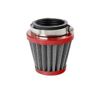 SPOUPKFKCK Motorcycle Air Filter 35mm 38mm 42mm 48mmUniversal Fit For 50cc 110cc 125cc 140cc ATV Scooter Pit Bike(Red 38mm)
