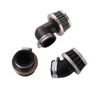 SPOUPKFKCK Motorcycle Air Filters 28mm 32mm 35mm 38mm 42mm Universal ATV Scooter Pit Bike Stright Curved Right Mini Filter Cleaner(Right Angle 35mm)