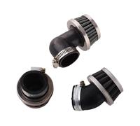 SPOUPKFKCK Motorcycle Air Filters 28mm 32mm 35mm 38mm 42mm Universal ATV Scooter Pit Bike Stright Curved Right Mini Filter Cleaner(Straight 42mm)