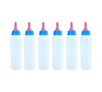 Spout Animal Feeding Bottles, 6 Pieces Farm Feeding, A