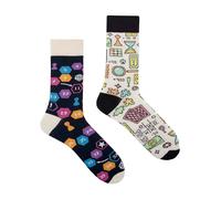SPOX SOX 1 Pack Unisex Mismatched Novelty Odd Socks - Board Games - Board Games - 4-6 UK