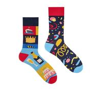 SPOX SOX 1 Pack Unisex Mismatched Novelty Odd Socks - Party - Party - 11-13 UK