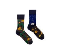 SPOX SOX Men's 1 Pack Mismatched Novelty Odd Socks - Camping | Size: 7-10 SPOX SOX Multicolor 7-10