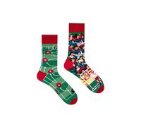 SPOX SOX Men's 1 Pack Mismatched Novelty Odd Socks - Football | Size: 4-5 SPOX SOX Multicolor 4-5