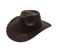 SPPEOUKJ Cowboy Hat Wide Brim Cowgirl Hat Big Brim Cowboy Cap All-match For Carnival Cosplay For Men Women(Coffee)