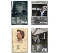 SPPEOUKJ Morgan Wallen Poster Album Cover Limited Edition Posters (Set of 4) Unframed 8in x 12in(20x30cm) Canvas Poster Wall Art Decor Print Picture Paintings for Living Room Bedroom Decoration