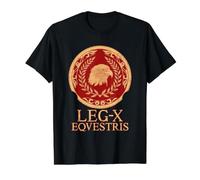 SPQR 10th Legion Legio X Roman Eagle Value Graphic T-Shirt, Men, Black, M