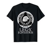 SPQR 10th Legion Legio X Roman Eagle Value Graphic T-Shirt, Men, Black, S