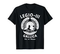 SPQR 3rd Legion Legio 3 Roman Legionary Value Graphic T-Shirt, Men, Black, L