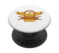 SPQR Ancient Roman Eagle Standard Legionary Eagle Aquila PopSockets Adhesive PopGrip