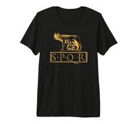 SPQR Ancient Rome Senate Lupa Capitolina Premium T-Shirt