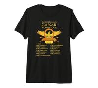SPQR Ancient Rome T-Shirt - Gaius Julius Caesar World Tour Premium T-Shirt