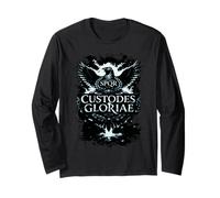 SPQR Custodes Gloriae Roman Eagle Roma Design Long Sleeve T-Shirt