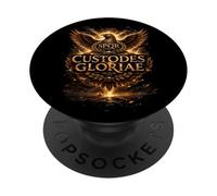 SPQR Custodes Gloriae Roman Eagle Roma Design PopSockets Adhesive PopGrip