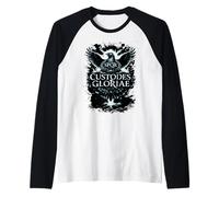 SPQR Custodes Gloriae Roman Eagle Roma Design Raglan Baseball Tee