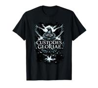 SPQR Custodes Gloriae Roman Eagle Roma Design T-Shirt