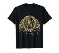 SPQR Eagle Emblem of the Roman Value Graphic T-Shirt