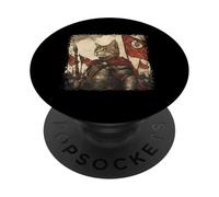 SPQR Empire Roman Legion cat warrior Japanese graphic PopSockets Adhesive PopGrip