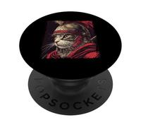 SPQR Empire Roman Legion cat warrior Japanese graphic PopSockets Adhesive PopGrip