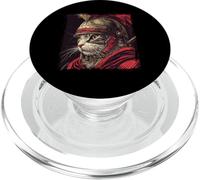 SPQR Empire Roman Legion cat warrior Japanese graphic PopSockets PopGrip for MagSafe