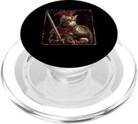 SPQR Empire Roman Legion cat warrior Japanese graphic PopSockets PopGrip for MagSafe