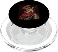 SPQR Empire Roman Legion cat warrior Japanese graphic PopSockets PopGrip for MagSafe