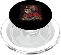 SPQR Empire Roman Legion cat warrior Japanese graphic PopSockets PopGrip for MagSafe