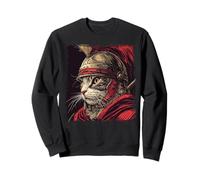 SPQR Empire Roman Legion cat warrior Japanese graphic Sweatshirt