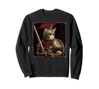 SPQR Empire Roman Legion cat warrior Japanese graphic Sweatshirt