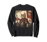 SPQR Empire Roman Legion cat warrior Japanese graphic Sweatshirt