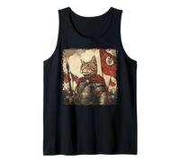SPQR Empire Roman Legion cat Warrior Japanese Graphic Tank Top